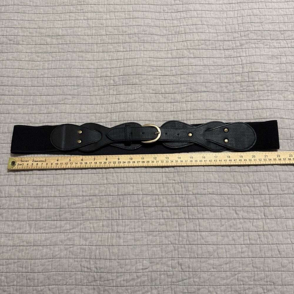 Torrid Black Stretch Waist Belt Size 3x - Picture 3 of 7